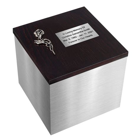 cremation metal box|boxes for cremated remains.